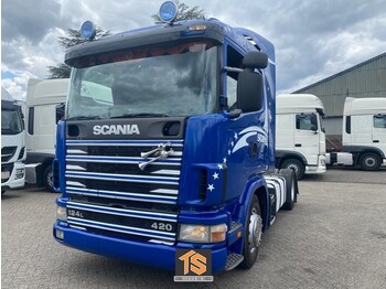 Tractor truck Scania 124 420 MANUAL - RETARDER - AIRCO - EURO 3 - TOP!: picture 1