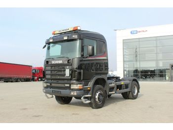 Tractor truck Scania R114 CA 4x4, HYDRAULIC, BEACON: picture 1