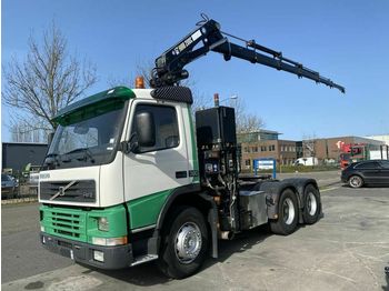 Tractor truck Volvo FM12-380 6X4 MANUAL FULL STEEL + HIAB 200-5 YEAR: picture 1