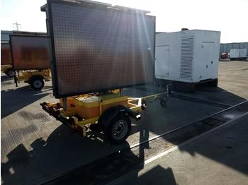  2012 Ver-mac Single Axle Matrix Board - Trailer