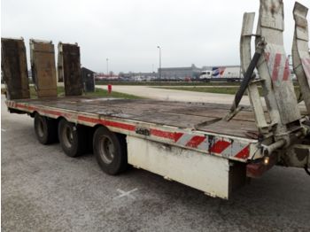 Low loader trailer for transportation of heavy machinery ACTM REMORQUE 3 ESSIEUX - ACTM - 1989 (M6013): picture 1