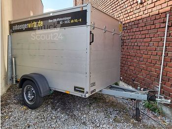 Closed box trailer / - Alu Deckelanhänger gebremst 750kg 211x125x118cm: picture 1