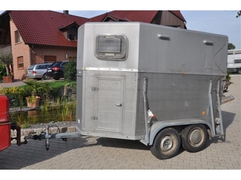 Alf Alu 2 Pferde mit Achsschaden  - Closed box trailer