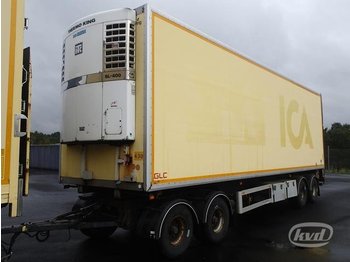 Norfrig DW4-36-CF100 4-axlar Skåpsläp (kylaggregat) containerlåsning -02  - Closed box trailer