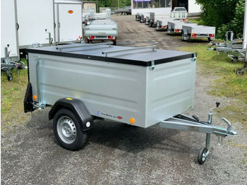 TPV KT-EU2 Koffer Anhänger mit Deckel - Silbergrau-  - Closed box trailer