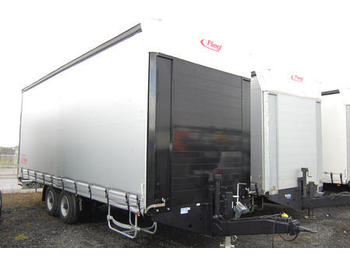 Fliegl TPS 100 Tandem-Plattform-Anhänger - Curtainsider trailer