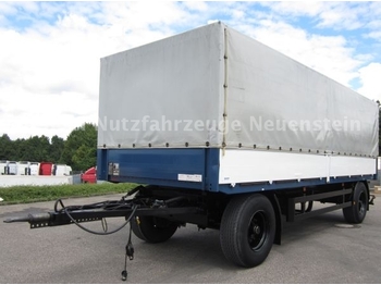 WACKENHUT 18t 2-Achs Anhänger Pritsche/Plane Bordwand 80cm - Curtainsider trailer