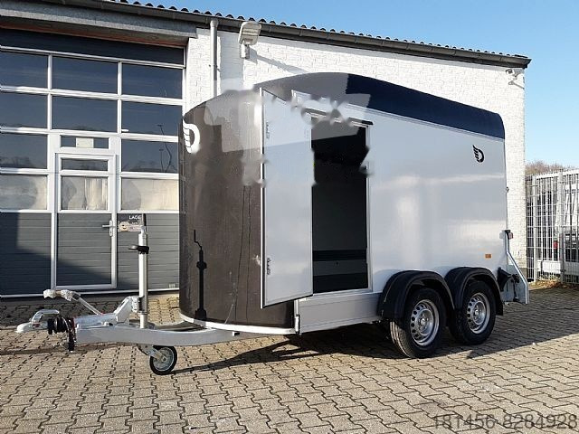 New Closed box trailer Debon C500 Kofferanhänger schwarz Seitenklappe Heckrampe Seitentür: picture 10