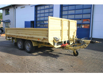 Blomenröhr 2-Achs Tandem Anhänger m. Rampen 3500kg  - Dropside/ Flatbed trailer
