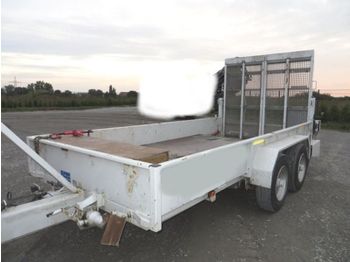 Blomenröhr Durchfahrtieflader mit Auffahrrampen  - Dropside/ Flatbed trailer