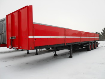HRD 40 T. - Dropside/ Flatbed trailer