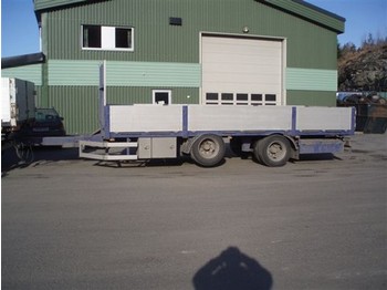 Istrail 2 akslet planhenger - Dropside/ Flatbed trailer