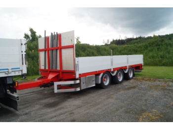 Istrail 3-akslet plankjerre - Dropside/ Flatbed trailer
