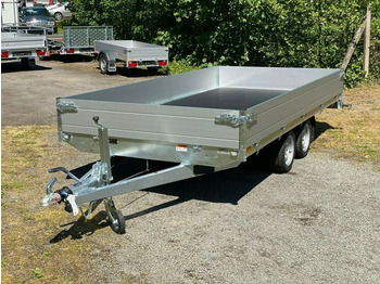 Saris PL 406 204 3500 kg - mit niedrig Fahrwerk  - Dropside/ Flatbed trailer