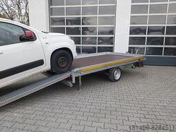 New Autotransporter trailer EDUARD Multitransporter 1 Achser 1800kg Neuverk: picture 16