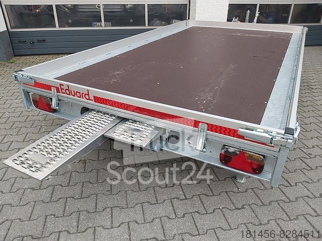 New Autotransporter trailer EDUARD Multitransporter 1 Achser 1800kg Neuverk: picture 13