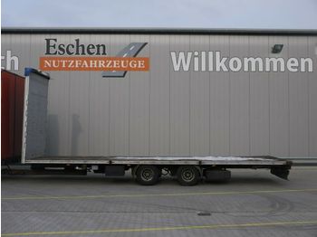 Dropside/ Flatbed trailer Eschen Tandem ZP 18 T-CU, Luft, BPW: picture 1