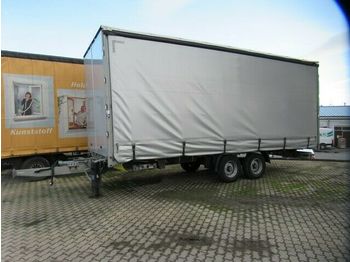 Dropside/ Flatbed trailer Fliegl TPS 118 Dzurchlader, Gardine, Schiebeverdeck: picture 1