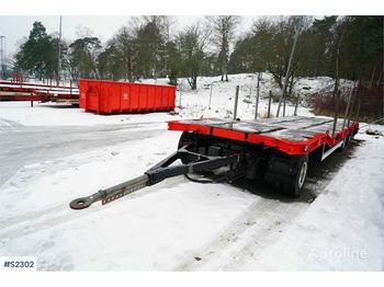 Low loader trailer for transportation of heavy machinery GOLDHOFER TU-L 3 Machine trailer: picture 1