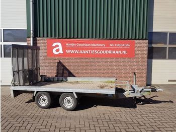 Dropside/ Flatbed trailer for transportation of heavy machinery HAPERT aanhanger: picture 1