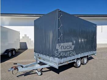  Anssems - Pritschenahänger für Profis HULCO Medax 3000 405x203x210cm Hochplane grau verfügbar - Horse trailer