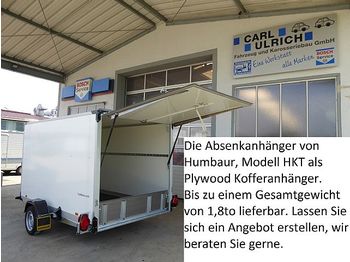 New Closed box trailer Humbaur - HKT152817-18P Kofferanhänger Absenkanhänger: picture 1