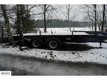 Dropside/ Flatbed trailer for transportation of heavy machinery Kilafors SVTPB-122 Machine trailer: picture 1