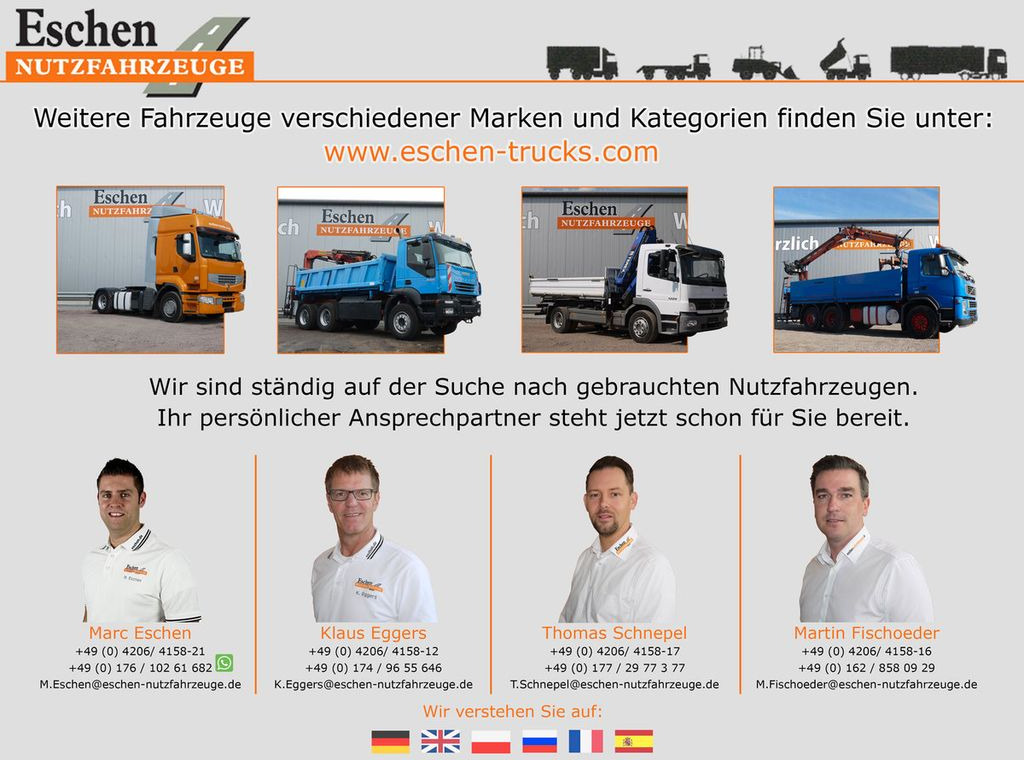 Container transporter/ Swap body trailer Krone AZ Wechsellafette|Verstellbar*Reifen: 80%*1. Hd.: picture 16