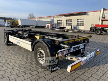 Container transporter/ Swap body trailer Krone - Wechselfahrgestell Container 20 Fuss heckbündig: picture 1