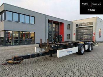 Container transporter/ Swap body trailer Krone ZZ / SAF Achsen / German: picture 1