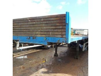 Curtainsider trailer LOT # 0576 -- SDC 41' Tri Axle Flat Trailer: picture 1