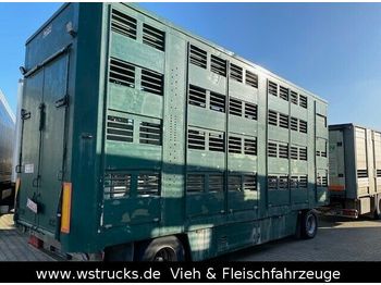 Livestock trailer Michieletto 3 Stock Hubdach Vollalu: picture 1