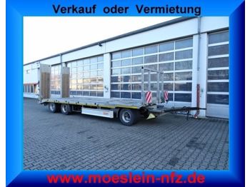 Low loader trailer Möslein 3 Achs Tieflader gerader Ladefläche, Wenig Benut: picture 1