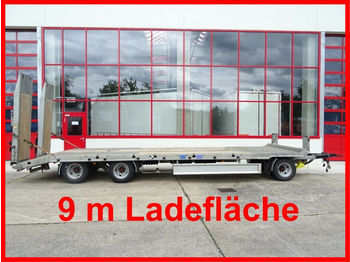 Low loader trailer Möslein  3 Achs Tiefladeranhänger mit gerader Ladefläche: picture 1