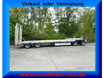 New Low loader trailer Möslein 4 Achs Tieflader Luftgefedert mit ABS: picture 1