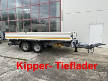 Tipper trailer Möslein  Tandem Kipper Tieflader-- Wenig Benutzt --: picture 1