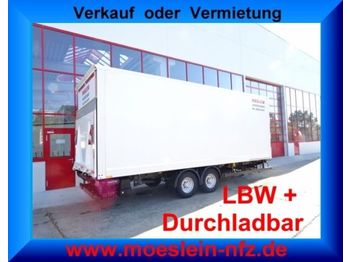 Closed box trailer Möslein Tandemkoffer, Ladebordwand 1,5t, Durchladbar: picture 1