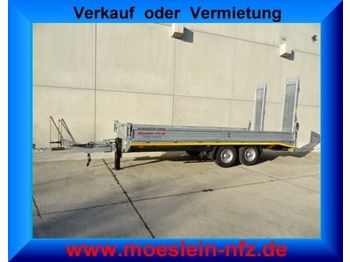 Low loader trailer Möslein Tandemtieflader, Neuwertig: picture 1