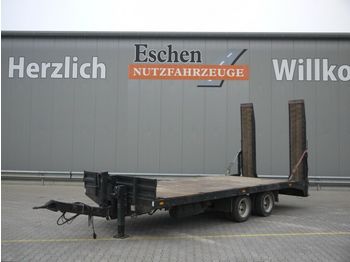 Dropside/ Flatbed trailer Müller-Mitteltal Anhänger Plattform, mech. Rampen, Blatt, SAF: picture 1