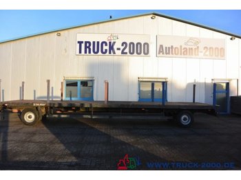 Dropside/ Flatbed trailer Müller-Mitteltal TP Steckrungen SAF Achsen 10m lang NL: 6.550 kg: picture 1