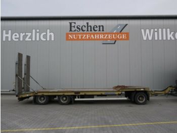 Low loader trailer Obermaier 3 Achs Drehschemel, hydr. Rampen, Luft, SAF: picture 1