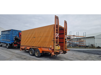 Low loader trailer for transportation of heavy machinery Obermaier T105  6,50 m Ladefläche, 24V Hydraulik: picture 5