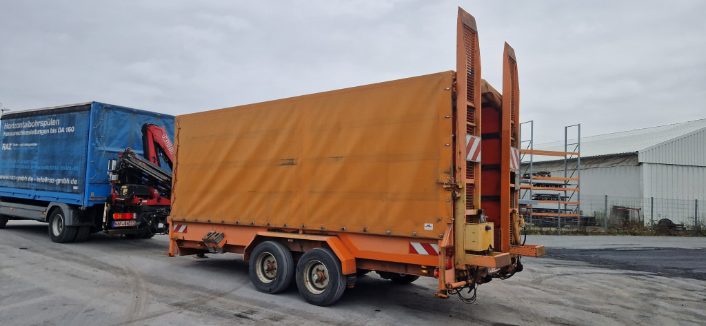 Low loader trailer for transportation of heavy machinery Obermaier T105  6,50 m Ladefläche, 24V Hydraulik: picture 4
