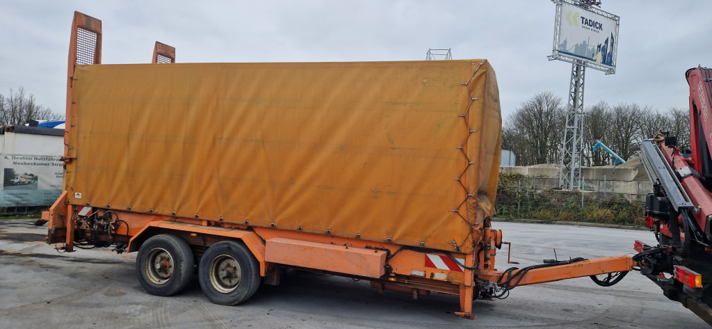Low loader trailer for transportation of heavy machinery Obermaier T105  6,50 m Ladefläche, 24V Hydraulik: picture 8