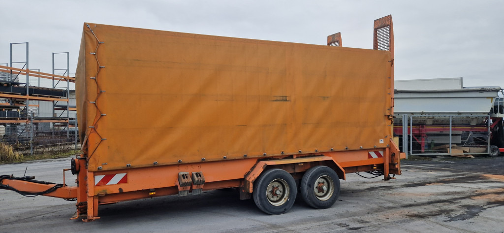 Low loader trailer for transportation of heavy machinery Obermaier T105  6,50 m Ladefläche, 24V Hydraulik: picture 11