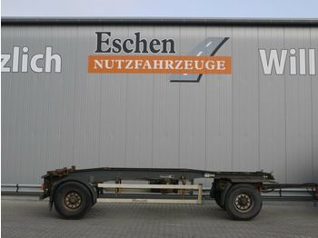 Roll-off/ skip trailer Hüffermann Schlitten, Luft, BPW