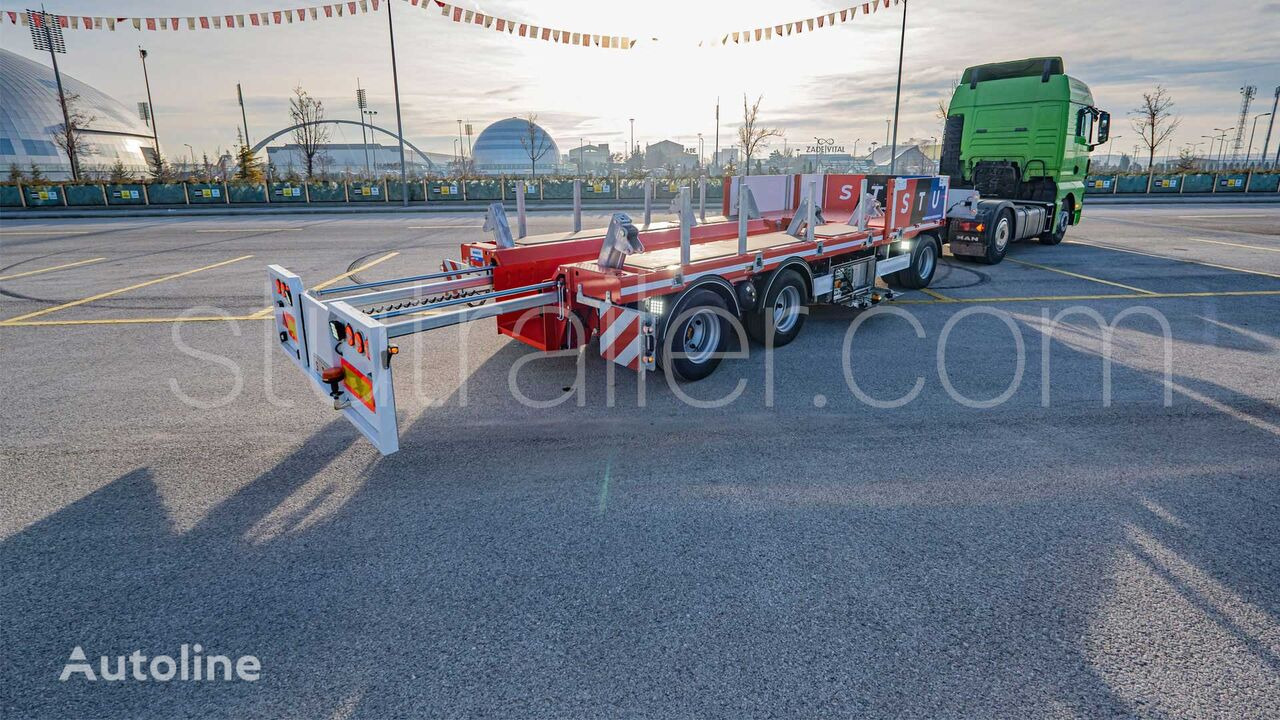 New Low loader trailer for transportation of heavy machinery STU Boat Drawbar Trailer / Bateau ATTACHE Remorque: picture 32