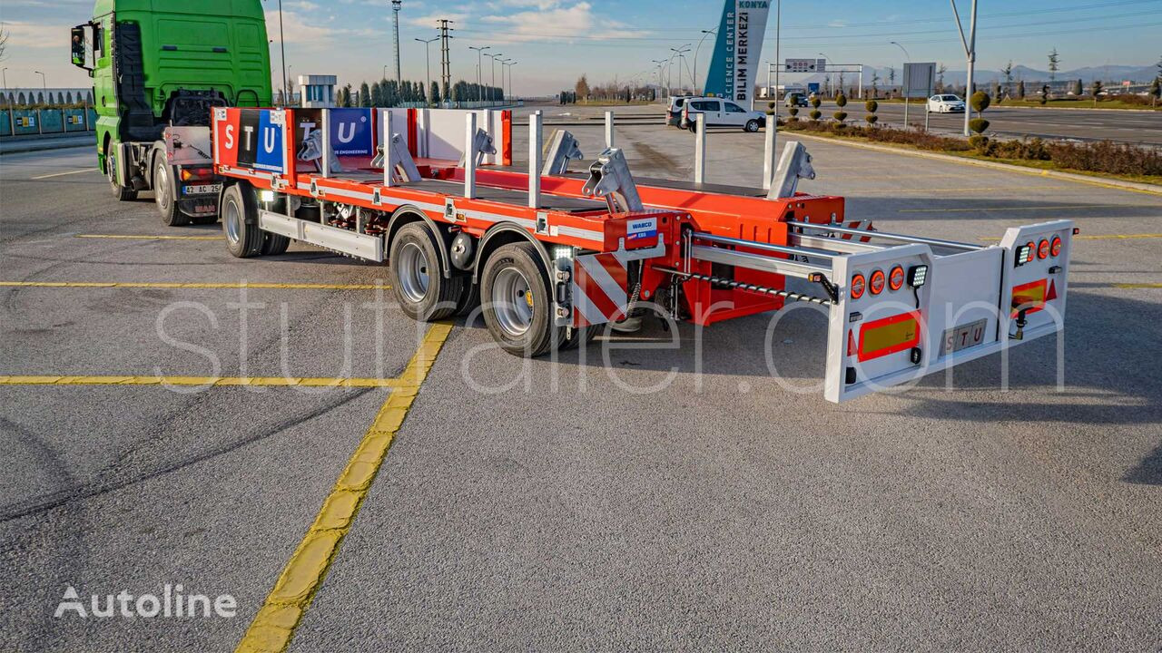New Low loader trailer for transportation of heavy machinery STU Boat Drawbar Trailer / Bateau ATTACHE Remorque: picture 12