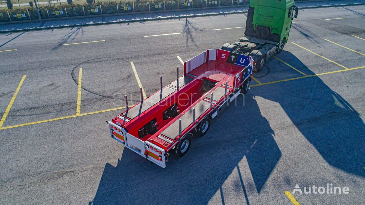 New Low loader trailer for transportation of heavy machinery STU Boat Drawbar Trailer / Bateau ATTACHE Remorque: picture 16