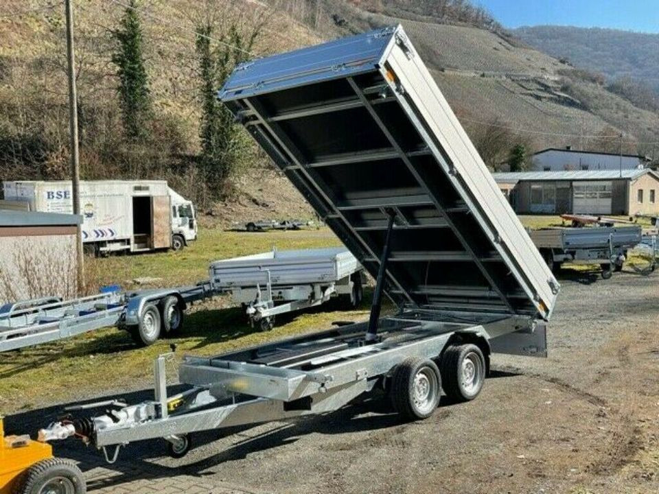 Tipper trailer Saris Dreiseitenkipper K3 306 184 3500 kg elektrisch  kippbar, 7023 EUR - Truck1 ID - 7999689